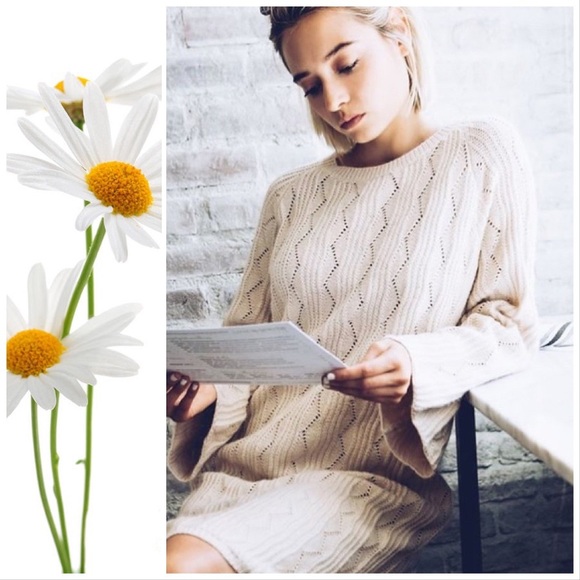 Dreamy Pink in Winter Sweater Dress - Picture 4 of 9